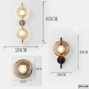 Đèn treo tường chao thuỷ tinh Vimata DO148