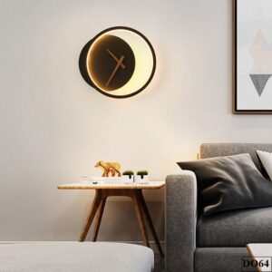 Đèn led treo tường kết hợp đồng hồ Hakuzy DO64