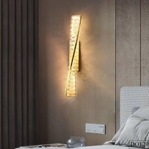 Đèn tường pha lê xoắn Tinner DO120